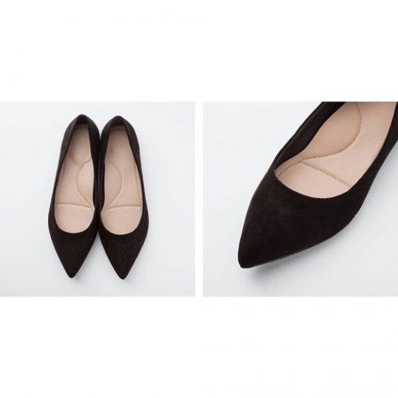 UNIQLO women pointed Flat shoes (Faux Suede) - Picture 6 of 8